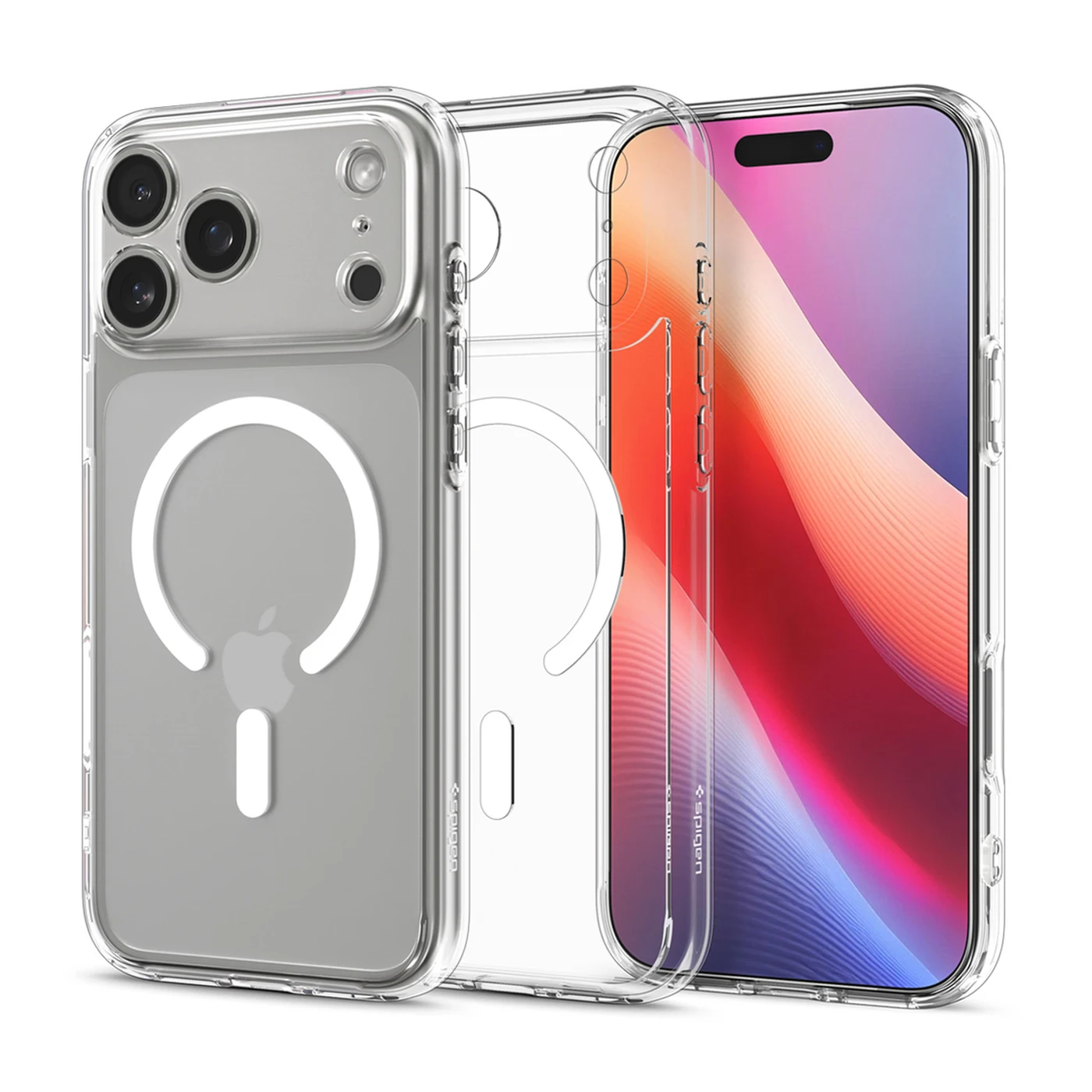 Φωτογραφία προϊόντος: Spigen Ultra Hybrid Mag Back Cover Θήκη για iPhone 17 Pro Max (Clear White)