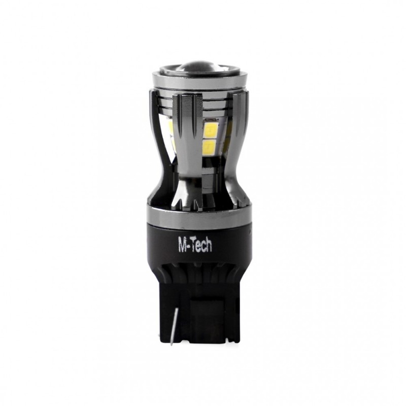 Φωτογραφία προϊόντος: M-Tech W21W (T20) 12/24V W3x16d 3,3W 14xSMD LED Λευκό CAN-BUS σε blister