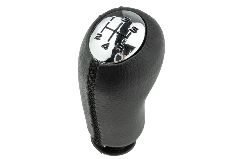 Φωτογραφία προϊόντος: Renault Megane II 2001-2012 / Scenic II 2003-2010 πόμολο λεβιέ 5 ταχυτήτων χρώμιο με μαύρο (OE 8200079112) NTY