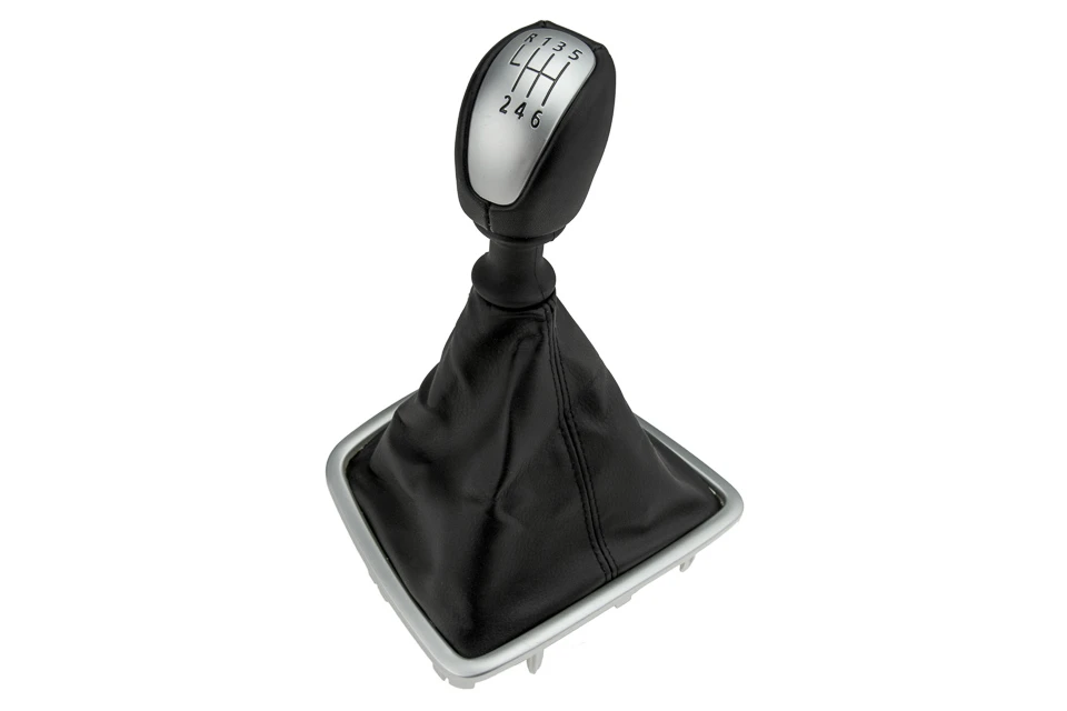 Φωτογραφία προϊόντος: Renault Laguna III 2007-2015 πόμολο λεβιέ 6 ταχυτήτων με φούσκα ασημί με μαύρο (OE 328650008R) NTY