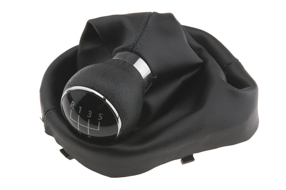 Φωτογραφία προϊόντος: VW Touran I 2003-2010 / Caddy III 2004-2015 πόμολο λεβιέ 5 ταχυτήτων με φούσκα μαύρο (OE 1T0711113) NTY