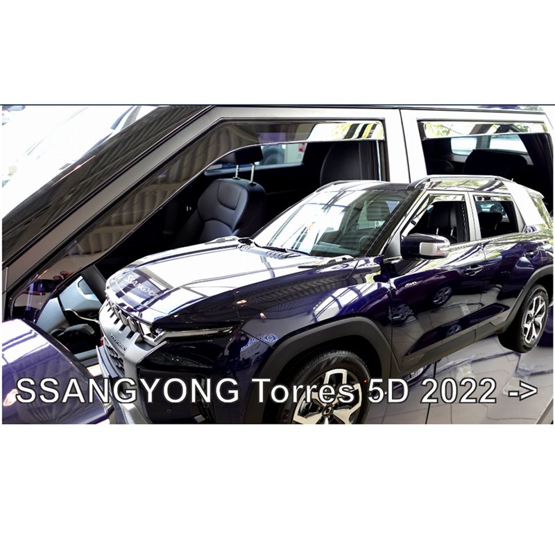Φωτογραφία προϊόντος: Ssangyong Torres 5 Door (2022+) ανεμοθραύστες Heko - 2τμχ. εμπρός