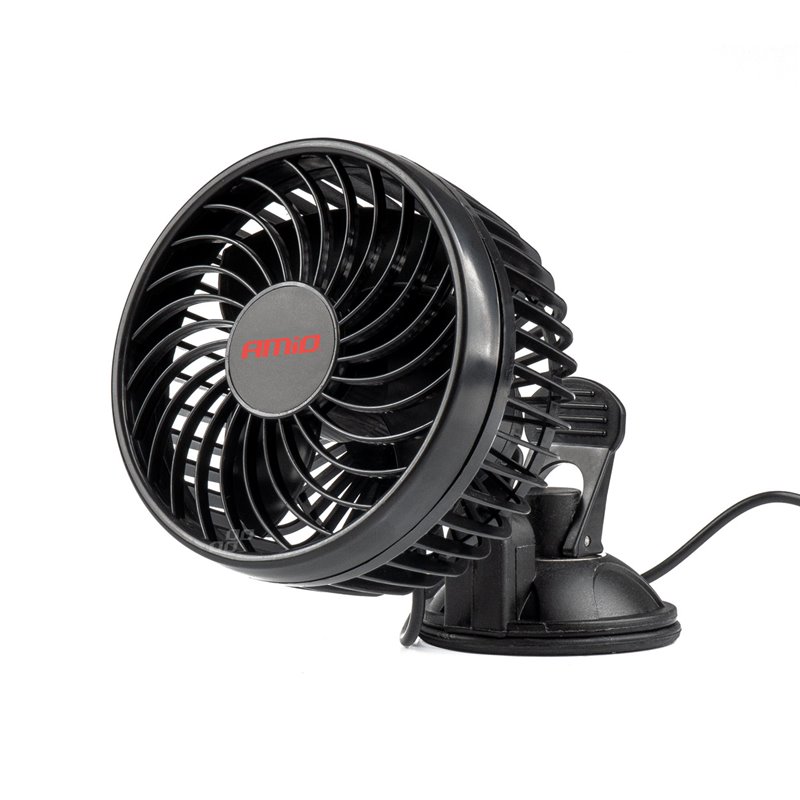 Φωτογραφία προϊόντος: ΑΝΕΜΙΣΤΗΡΑΣ 12V 4,5" (12,2cm) με φις αναπτήρα, 2 ταχυτήτων & βεντούζα PRO SERIES AMiO - 1 TEM