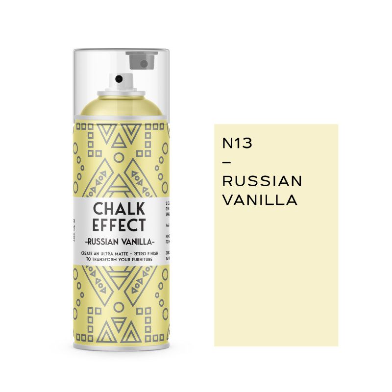 Φωτογραφία προϊόντος: COSMOS LAC Σπρέι COSMOS Chalk Effect Ν13 RUSSIAN VANILLA- ΚΙΤΡΙΝΟ 400ml