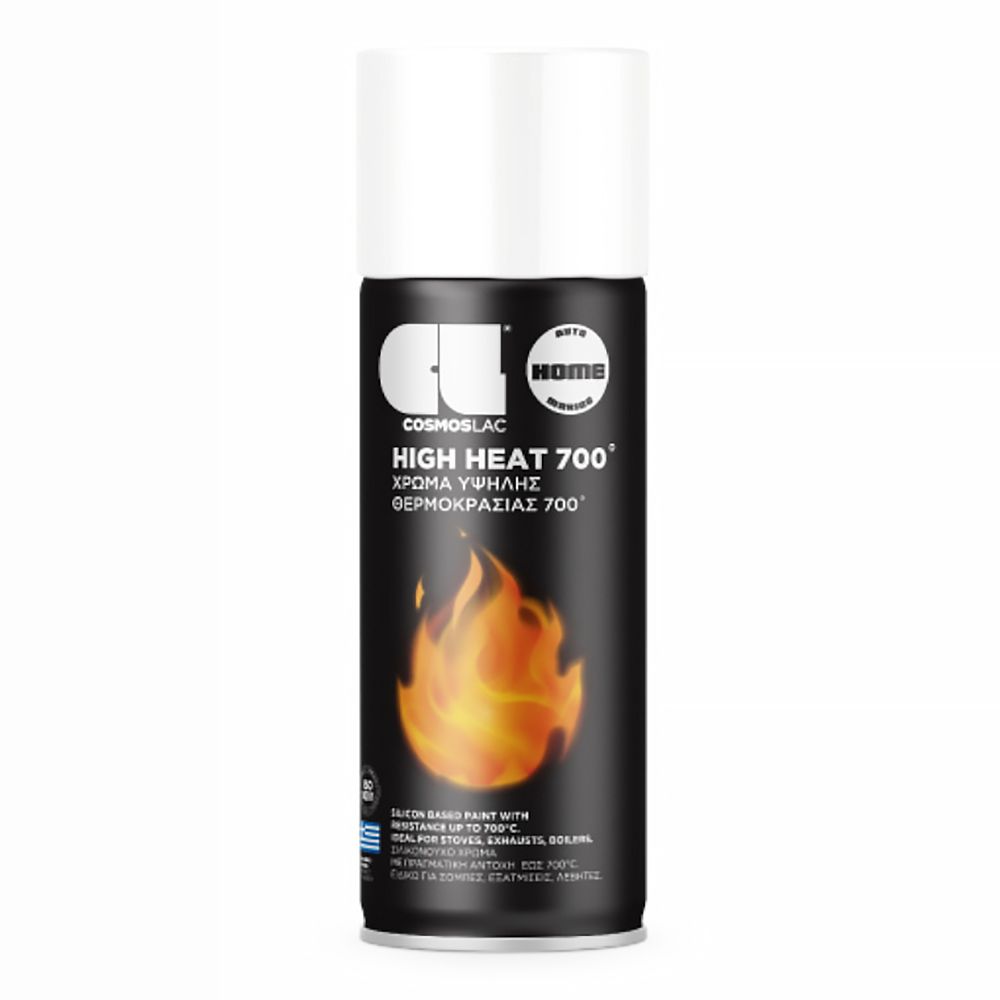 Φωτογραφία προϊόντος: Σπρέι COSMOS LAC HIGH HEAT ΛΕΥΚΟ Νo352 400ml