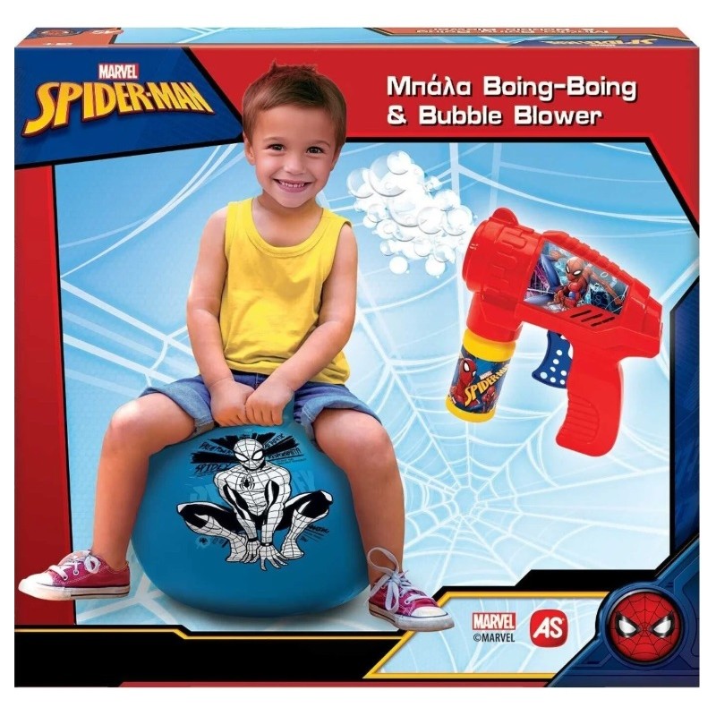 Φωτογραφία προϊόντος: Παιχνιδολαμπάδα Spiderman Boing-Boing και Bubble Gun για 3+ Ετών ASΚωδικός: 34734856