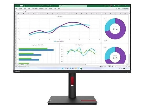Φωτογραφία προϊόντος: LENOVO Monitor ThinkVision T32h-30 31.5'' QHD IPS, HDMI, Display Port, USB, USB-C, Height Adjustable, 3YearsW