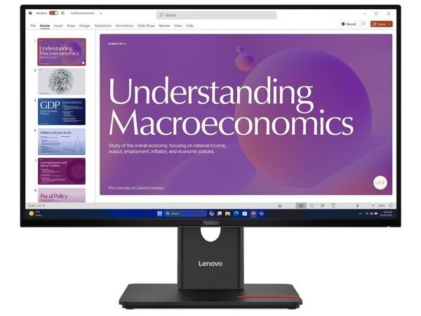 Φωτογραφία προϊόντος: LENOVO Monitor ThinkVision T24D-40 23.8'' FHD IPS, HDMi, Display Port,USB-C,USB, Height adjustable,Speakers, 3YearsW