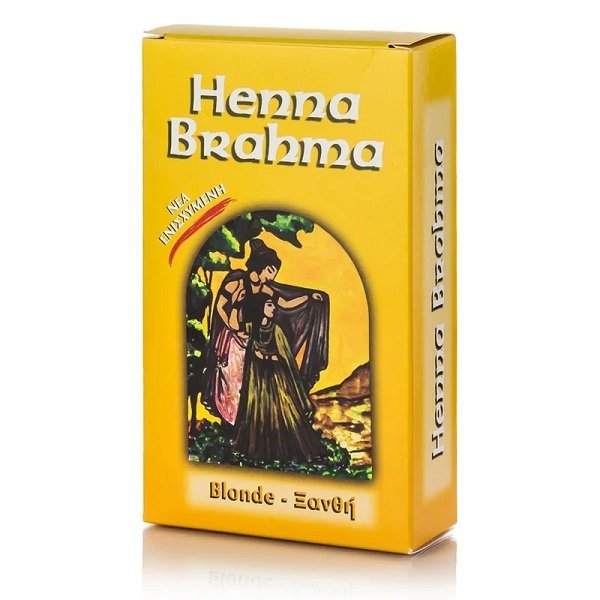 Φωτογραφία προϊόντος: Henna Brahma Σκόνη Προσωρινή Βαφή Μαλλιών Χωρίς Αμμωνία Ξανθή 80gr