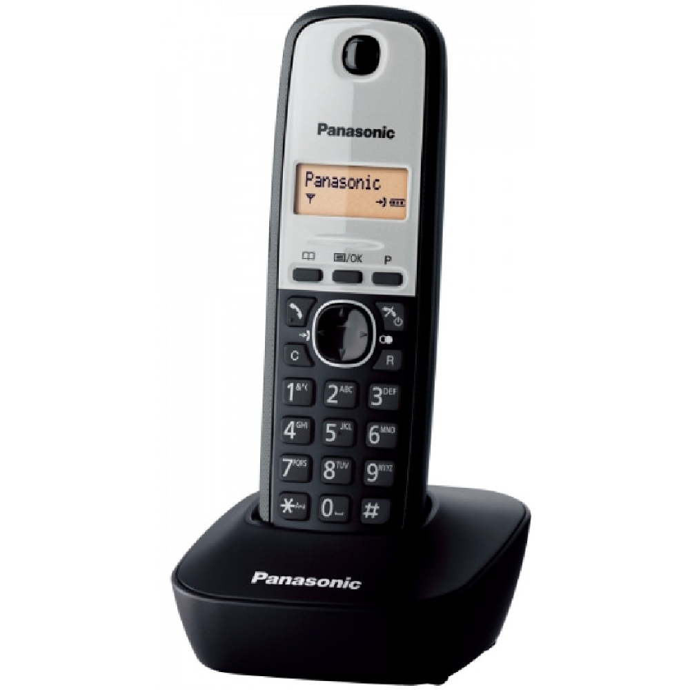 Φωτογραφία προϊόντος: Ασύρματο Τηλέφωνο Panasonic KX-TG1611 Μαύρο/Ασημί (KX-TG1611GRG)
