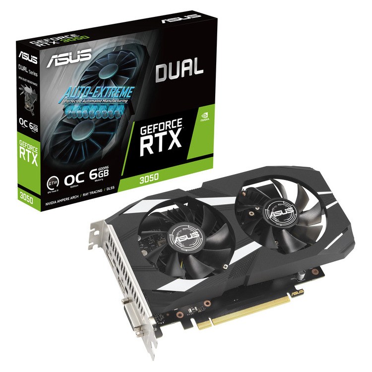 Φωτογραφία προϊόντος: ASUS VGA DUAL-RTX3050-O6G, 6GB, GDDR6