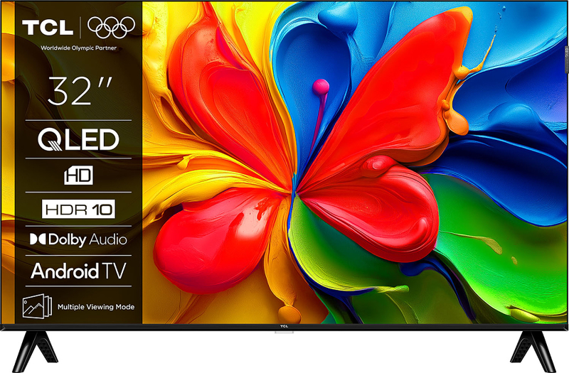 Φωτογραφία προϊόντος: TCL Smart Τηλεόραση S4K 32" HD QLED HDR10 60Hz (2025) (32S4K)