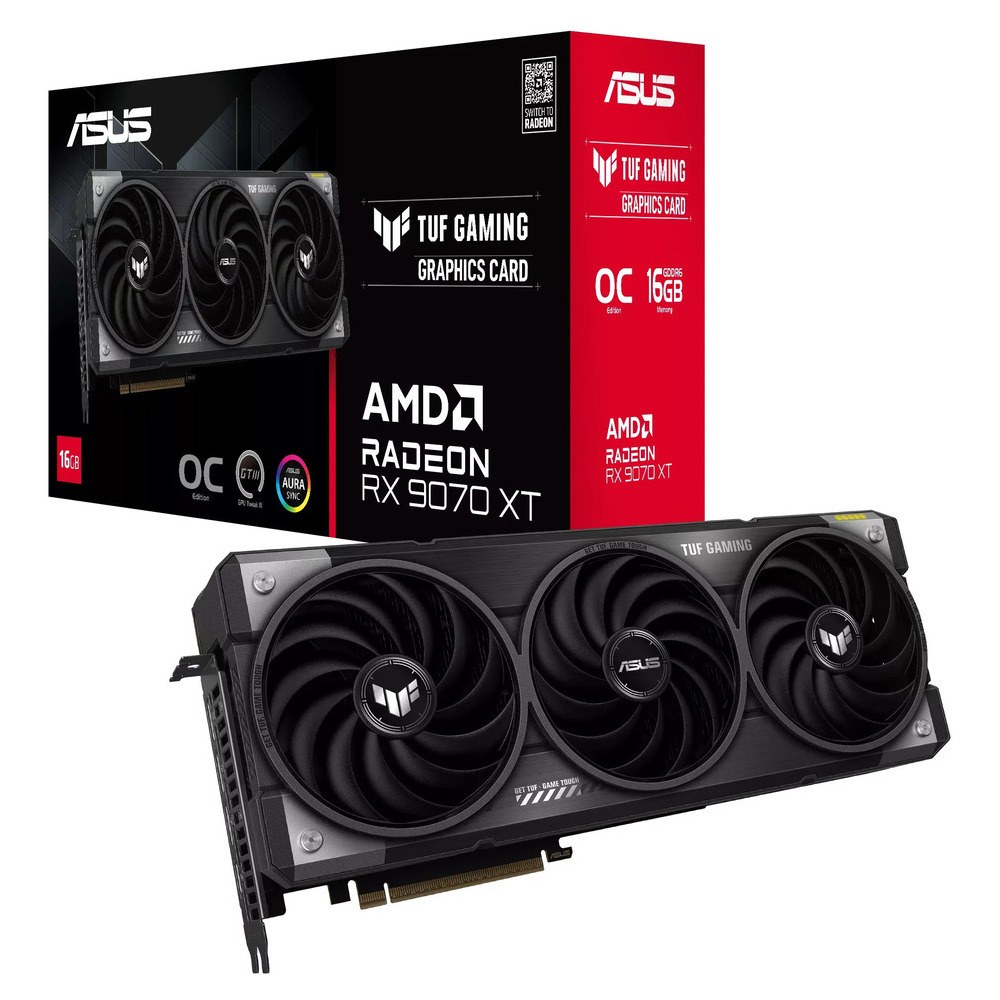 Φωτογραφία προϊόντος: ASUS VGA TUF-RX9070XT-O16G-GAMING, 16GB, GDDR6