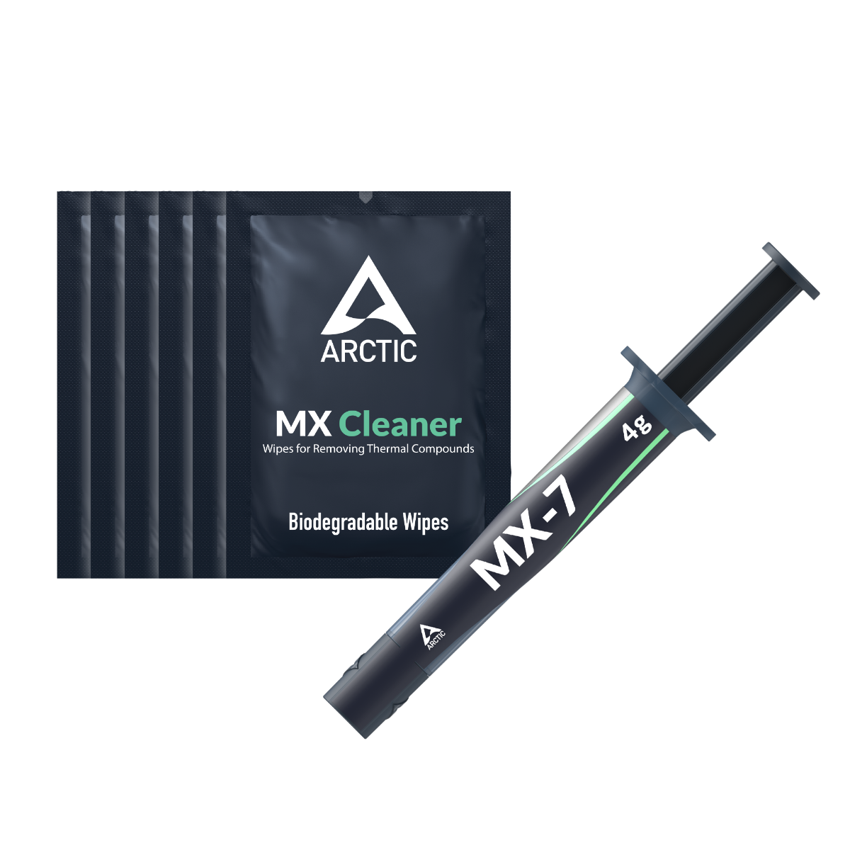 Φωτογραφία προϊόντος: ARCTIC MX-7 (4g) with 6pcs MX Cleaner - High Performance Thermal Compound