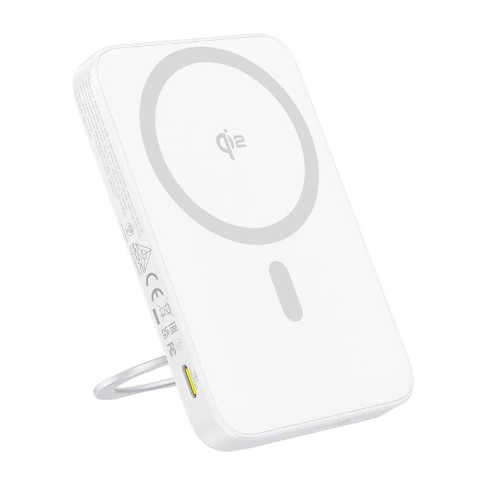 Φωτογραφία προϊόντος: Baseus PicoGo Qi2 Magnetic PowerBank with Stand 5000mAh