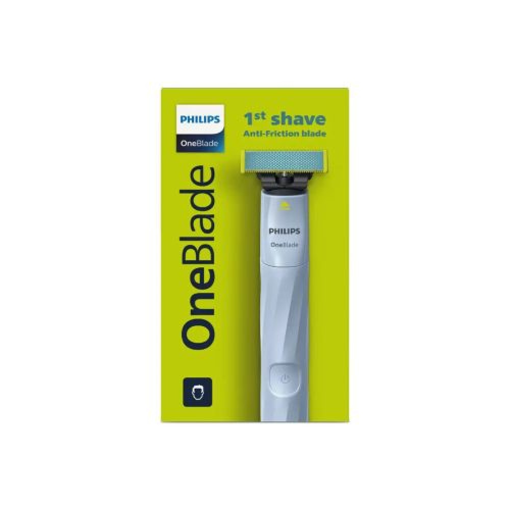 Φωτογραφία προϊόντος: Philips Shaver OneBlade 1st Shave with Anti Friction Blade QP1324/20 Blue EU