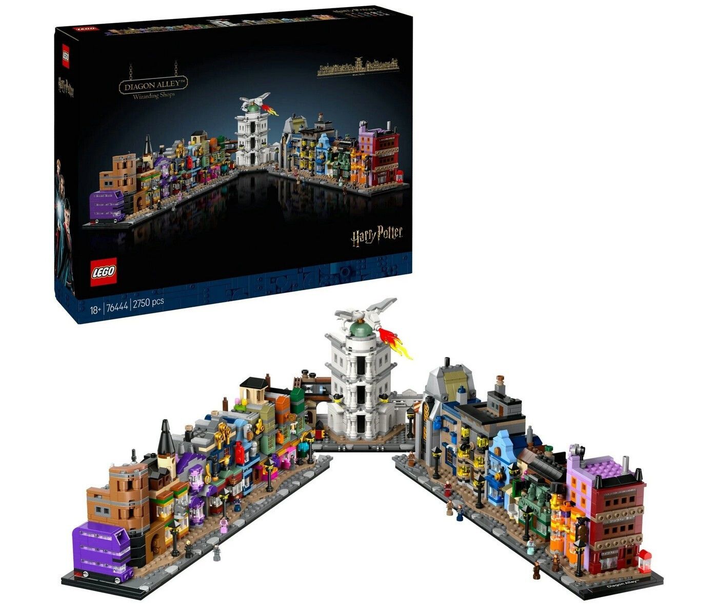 Φωτογραφία προϊόντος: Lego Harry Potter: Diagon Alley Wizarding Shops (76444)