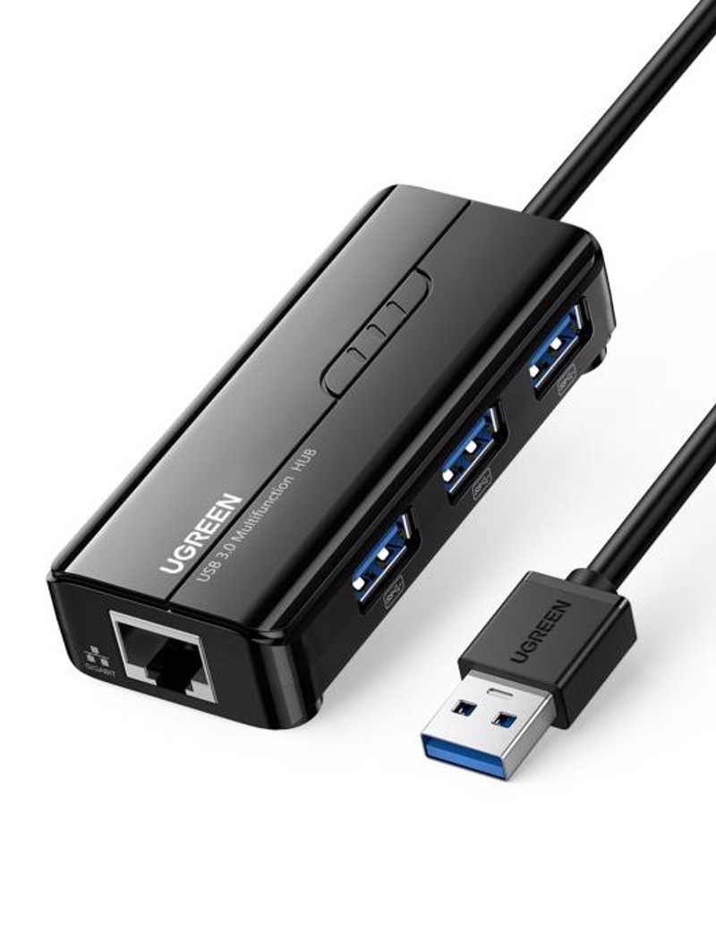 Φωτογραφία προϊόντος: Ugreen 20265 USB 3.0 Hub with Gigabit Adapter