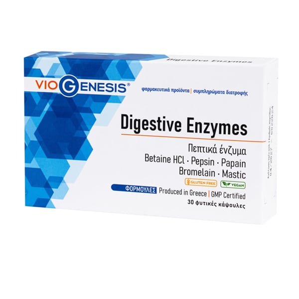 Φωτογραφία προϊόντος: VIOGENESIS Digestive Enzymes 30 Caps