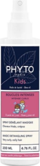 Φωτογραφία προϊόντος: PHYTO Boucles Intense Kids Magic Detagling Spray, Μαγικό Σπρέι που Ξεμπλέκει τα Μαλλιά 200ml