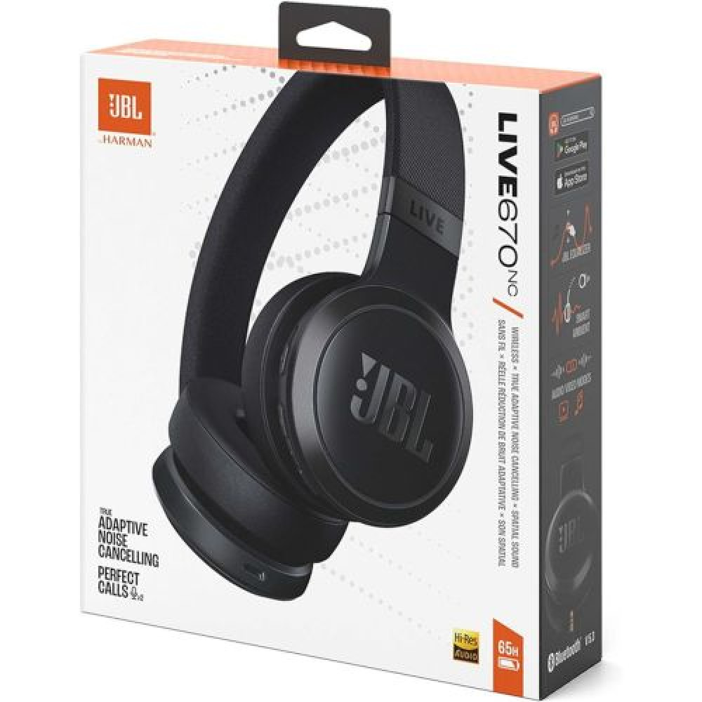 Φωτογραφία προϊόντος: ΑΚΟΥΣΤΙΚΑ BLUETOOTH JBL T670NC ΜΕ ΜΙΚΡΟΦΩΝΟ ANC BLACK