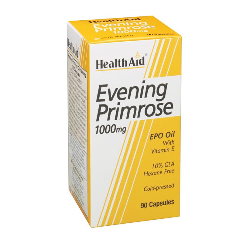 Φωτογραφία προϊόντος: HEALTH AID Evening Primrose Oil 1000 mg &amp; Vitamin E 90 caps