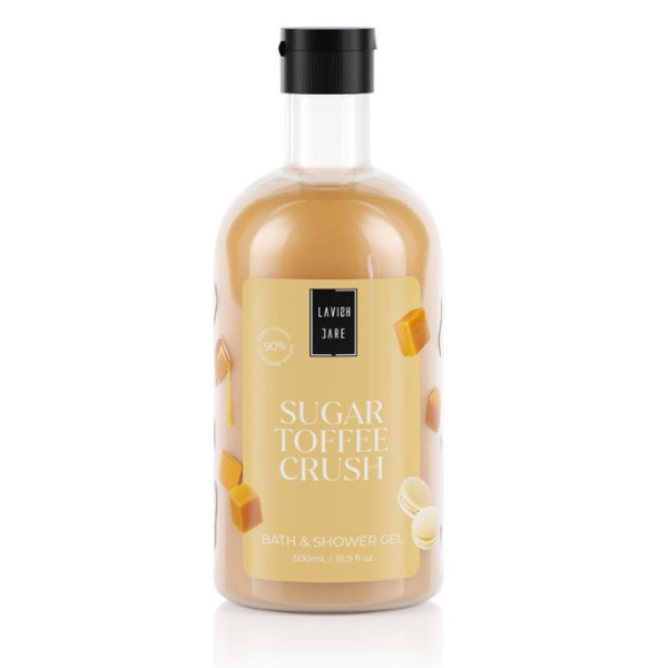 Φωτογραφία προϊόντος: LAVISH CARE Bath &amp; Shower Gel Sugar Toffee Crush Αφρόλουτρο, 500ml