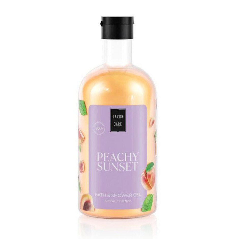 Φωτογραφία προϊόντος: LAVISH CARE – Bath &amp; Shower Gel Peachy Sunset 500ml