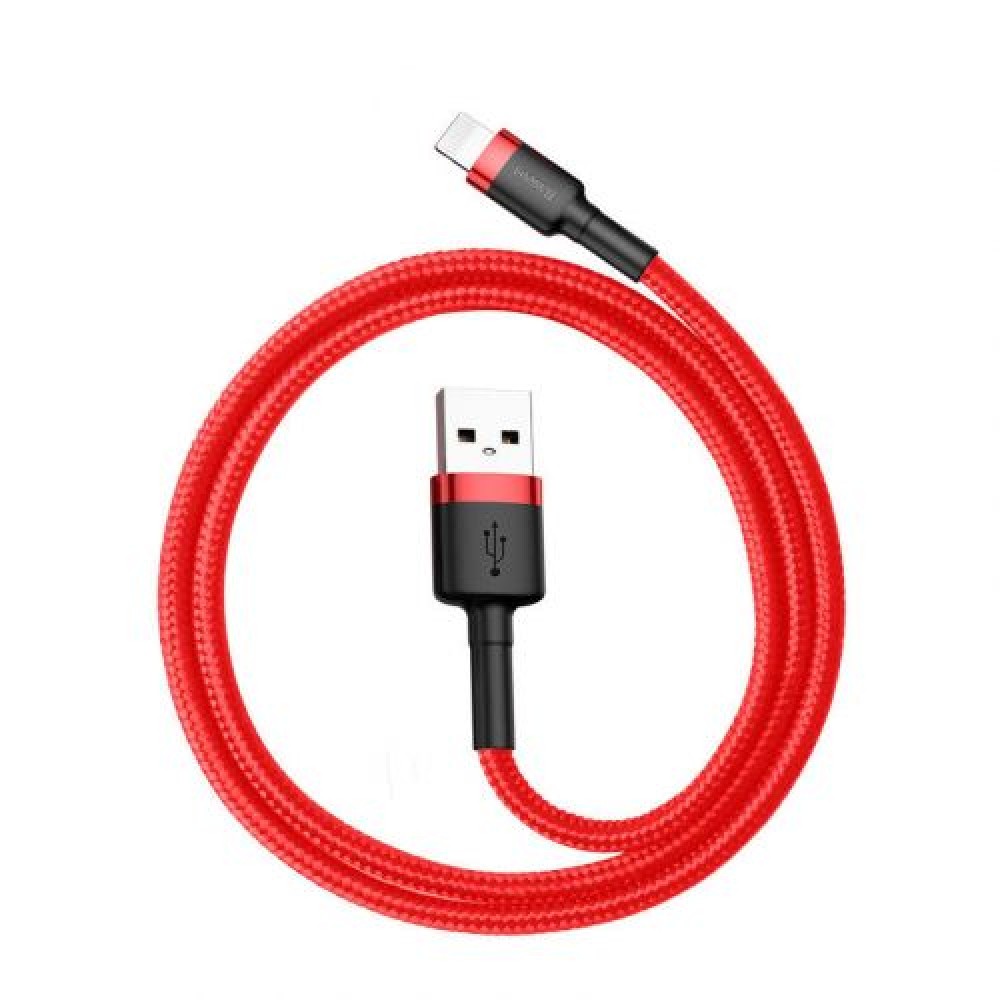 Φωτογραφία προϊόντος: Baseus Καλώδιο USB σε Lightning Cafule 2.4A 0.5m (Κόκκινο)