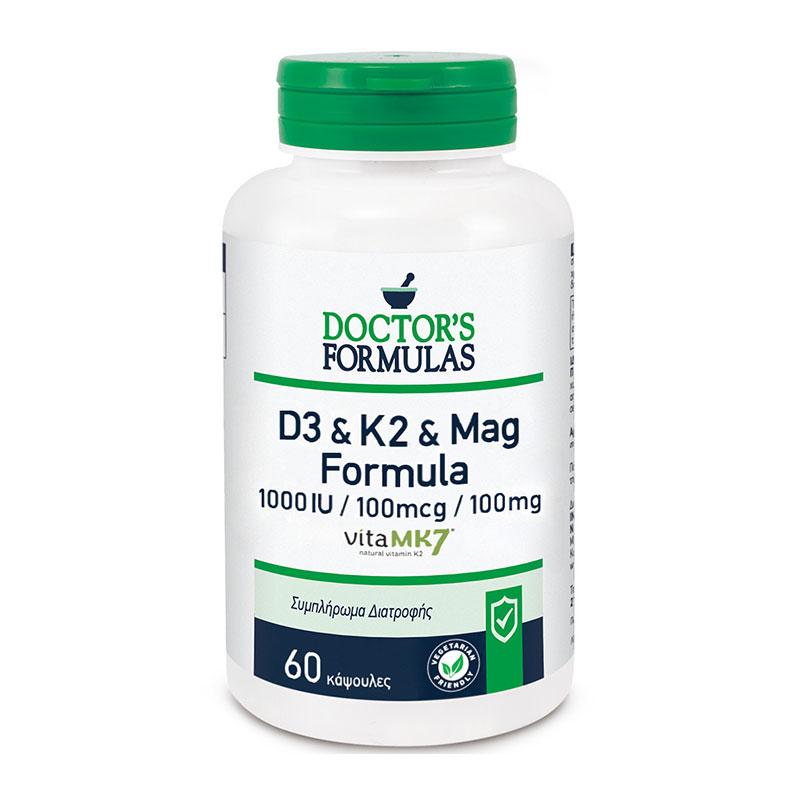 Φωτογραφία προϊόντος: Doctor's Formulas DOCTORS Formulas D3 &amp; K2 &amp; Mag Formula, 60caps