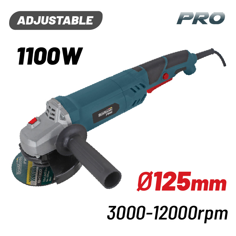 Φωτογραφία προϊόντος: BORMANN Pro BAG1105 Τροχός Ρυθμιζόμενος 1100W,Φ125mm,3000-12000rpm