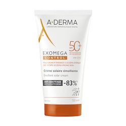 Φωτογραφία προϊόντος: Aderma A-Derma Exomega Control Μαλακτική Αντηλιακή Φροντίδα SPF50+ 150ml