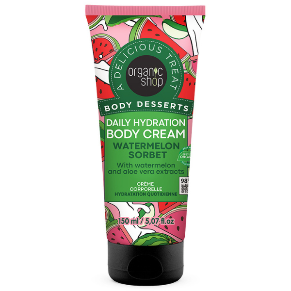 Φωτογραφία προϊόντος: NATURA SIBERICA Organic Shop Body Desserts Κρέμα Σώματος Watermelon Sorbet, 150ml
