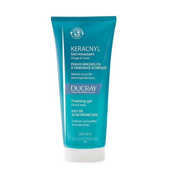 Φωτογραφία προϊόντος: Ducray Keracnyl Gel Moussant Πρόσωπο και Σώμα 200ml