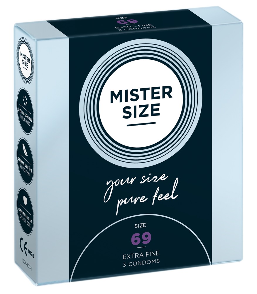 Φωτογραφία προϊόντος: Mister Size 69 – Προφυλακτικά XL για Μεγάλο Μέγεθος (3 Τεμάχια)