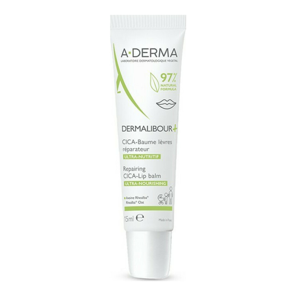 Φωτογραφία προϊόντος: A-Derma Dermalibour+ Repairing Cica-Lip Balm για Σκασμένα & Ξηρά Χείλη, 15ml