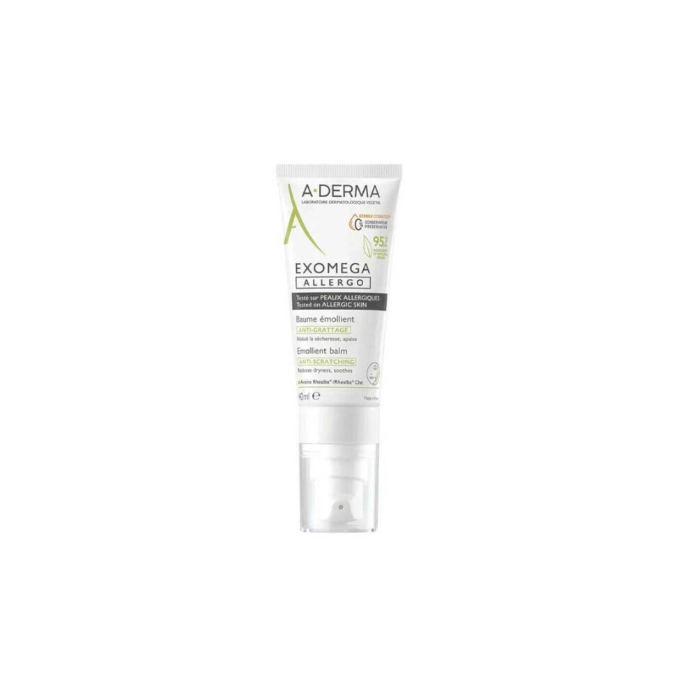 Φωτογραφία προϊόντος: Aderma A-Derma Exomega Allergo Anti-Scratching Emollient Balm 40ml