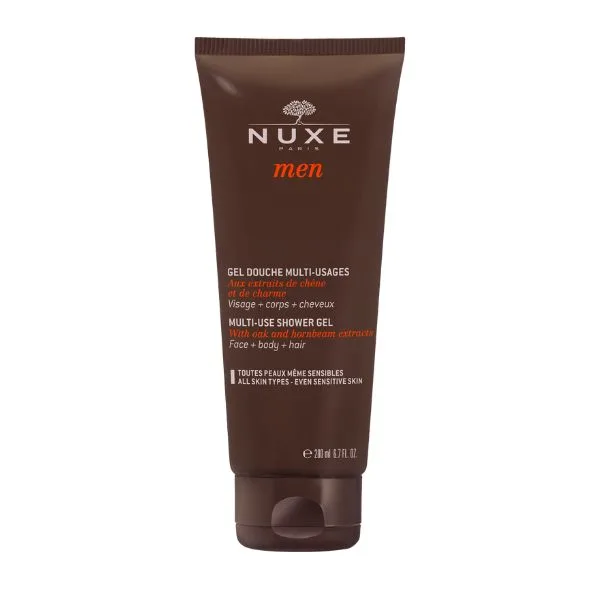 Φωτογραφία προϊόντος: Nuxe Men Multi-Use Shower Gel Ανδρικό Πολυχρηστικό Αφρόλουτρο για Πρόσωπο Σώμα & Μαλλιά 200ml