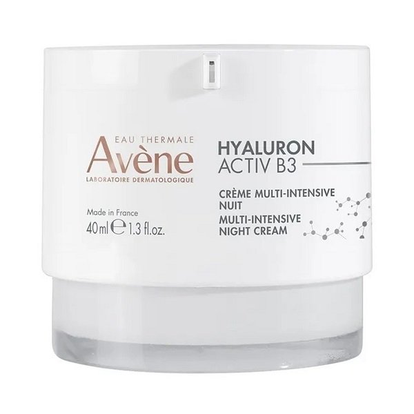 Φωτογραφία προϊόντος: Avene Hyaluron Activ B3 Multi-Intense Night Cream Εντατική Αντιγηραντική Κρέμα Νυκτός με Υαλουρονικό Οξύ για Ολοκληρωμένη Επανόρθωση 40ml
