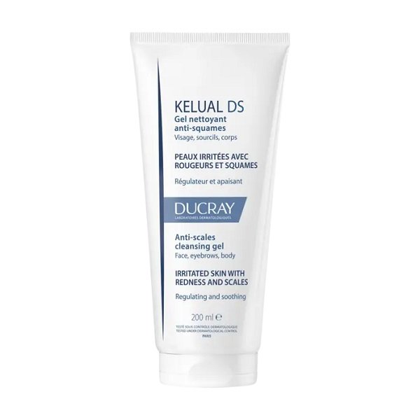 Φωτογραφία προϊόντος: Ducray Kelual DS Anti-Scales Cleansing Gel Τζελ Καθαρισμού για Δέρμα με Σμηγματορροϊκή Δερματίτιδα Πρόσωπο & Σώμα 200ml