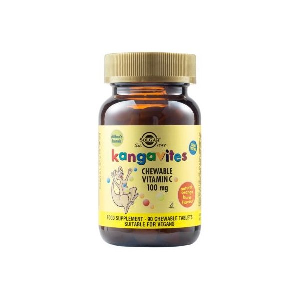 Φωτογραφία προϊόντος: Solgar KANGAVITES vit.C 100mg chewable tabs 90s