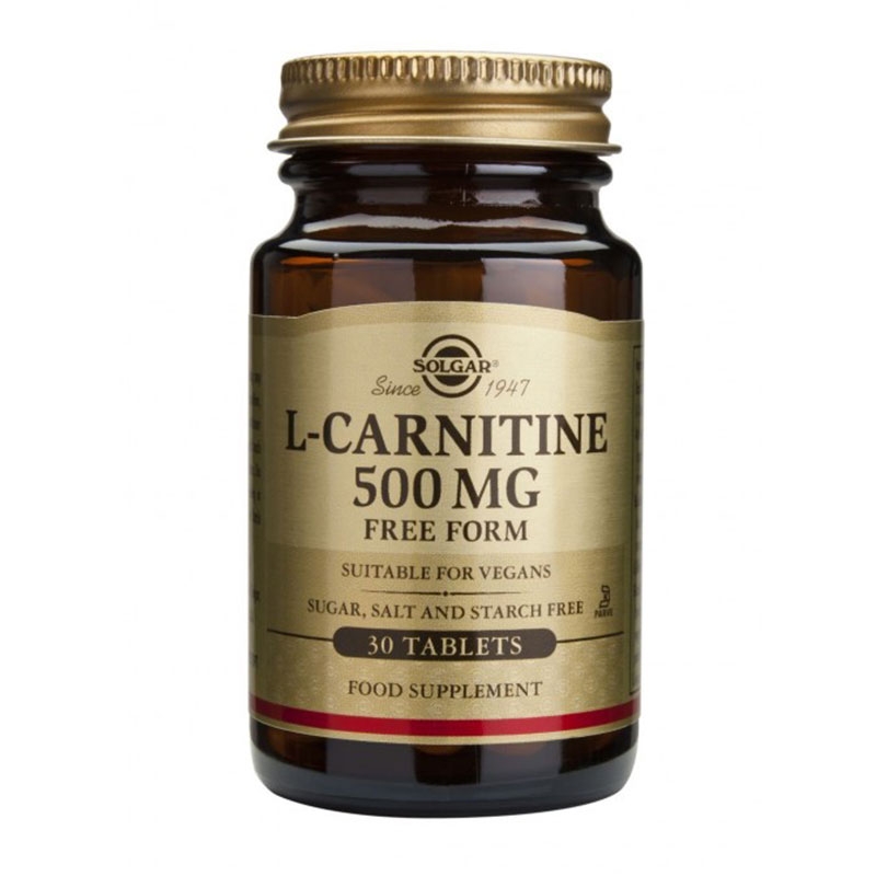 Φωτογραφία προϊόντος: Solgar L-CARNITINE 500mg tabs 30s