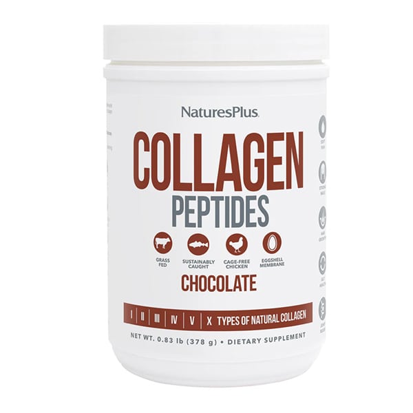 Φωτογραφία προϊόντος: Natures Plus Nature's Plus Collagen Peptides Chocolate Powder για Υγιείς Αρθρώσεις 378gr