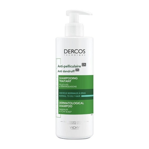 Φωτογραφία προϊόντος: Vichy Dercos Anti-Dandruff DS Shampoo for Normal to Oily Hair, Αντιπυτιριδικό σαμπουάν για Κανονικά-Λιπαρά Μαλλιά, 390ml