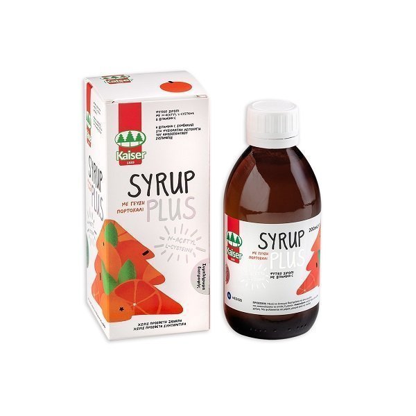 Φωτογραφία προϊόντος: Kaiser Syrup Plus Σιρόπι για το λαιμό με γεύση Πορτοκάλι 200ml