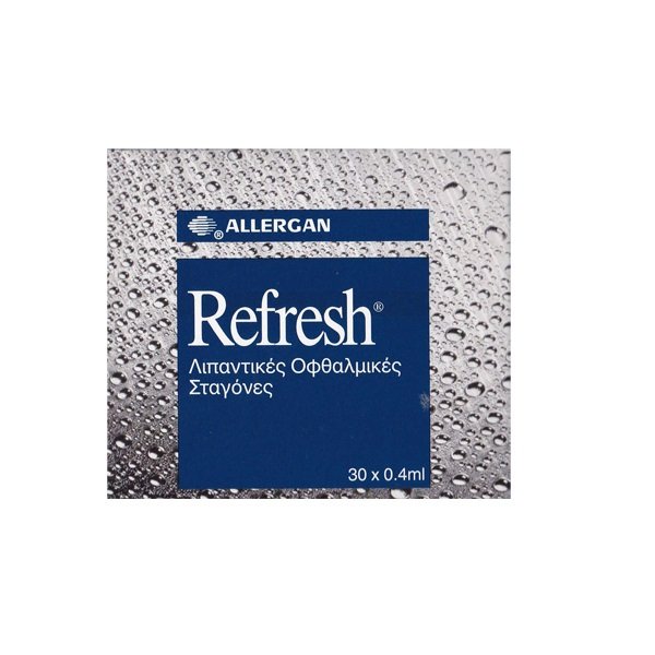 Φωτογραφία προϊόντος: Allergan Refresh Λιπαντικές Οφθαλμικές Σταγόνες 0.4ml x 30amps