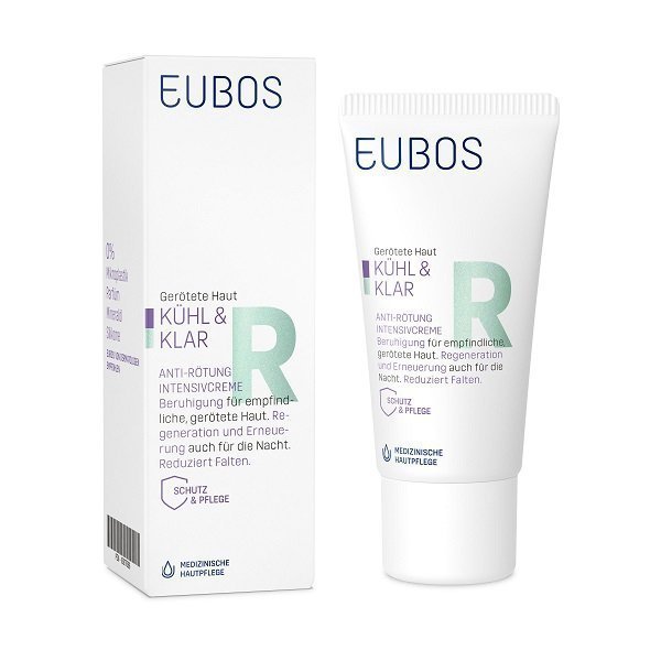 Φωτογραφία προϊόντος: Eubos Cool & Calm Relieving Κρέμα Προσώπου Νυκτός για Ερυθρότητα 30ml