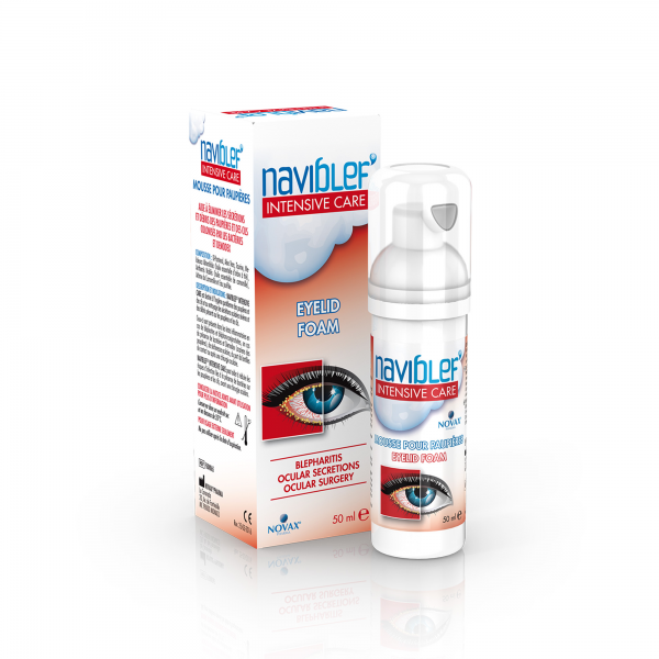 Φωτογραφία προϊόντος: NOVAX PHARMA Novax Naviblef Intensive Care Αφρός Βλεφάρων για Βλεφαρίτιδα, 50ml