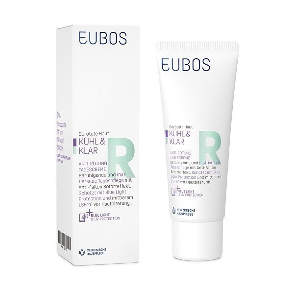 Φωτογραφία προϊόντος: Eubos Cool & Calm Κρέμα Προσώπου Ημέρας με SPF20 για Ερυθρότητα 40ml