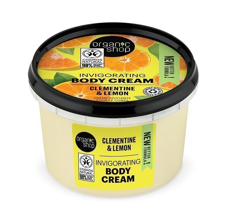 Φωτογραφία προϊόντος: Natura Siberica Organic Shop Clementine & Lemon Αναζωογονητική Κρέμα σώματος Κλημεντίνη Λεμόνι 250ml